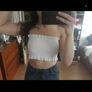 Brand new White Bandeau Top from Zaful